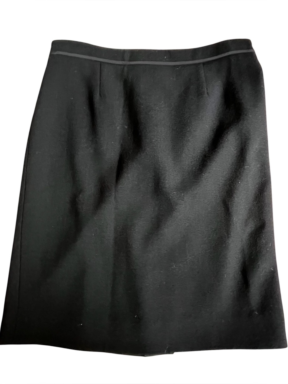 Tory Burch Black 100% Wool Pencil Skirt Size 4